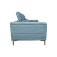 7.4FT Easy Clean Fabric - 3 Seater Sofa 907